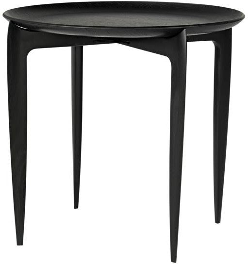 Fritz Hansen Tabletttisch, Schwarz