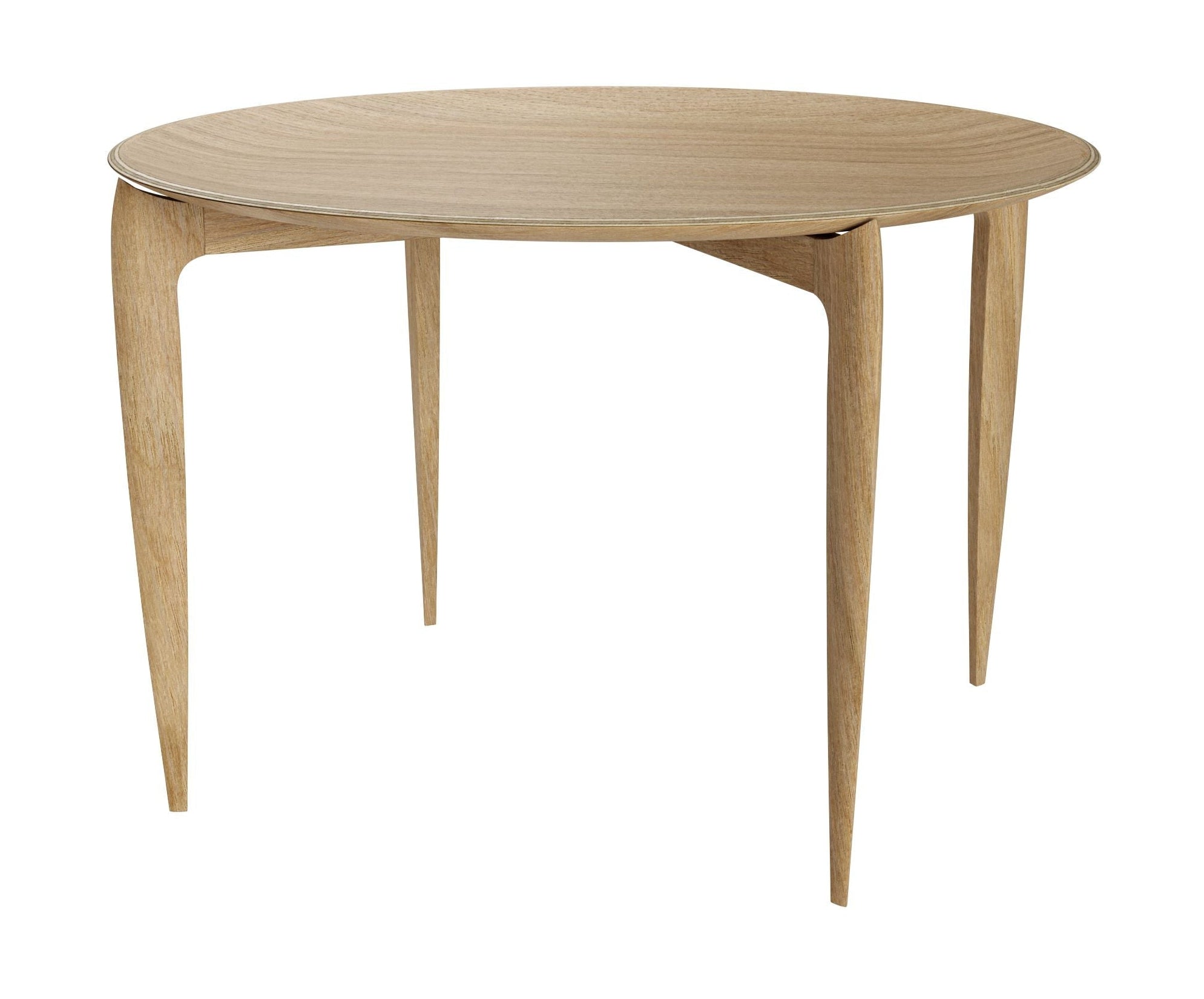 Fritz Hansen Tabletttisch Eiche, Ø60 cm