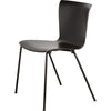 Fritz Hansen Vico Duo™ Vm110 Chair Powder Coated Frame, Black Ash