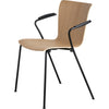 Fritz Hansen Vico Duo™ Vm111 Chair With Armrest Powder Coated Frame, Oak