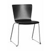 Fritz Hansen Vico Duo Vm114 Stuhl, Chrom/Schwarz