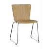 Fritz Hansen Vico Duo Vm114 Stuhl Eiche, Chrom/Eiche braun