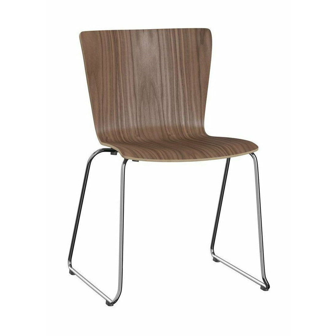 Fritz Hansen Vico Duo Vm114 Stuhl Walnuss, Chrom/Walnuss