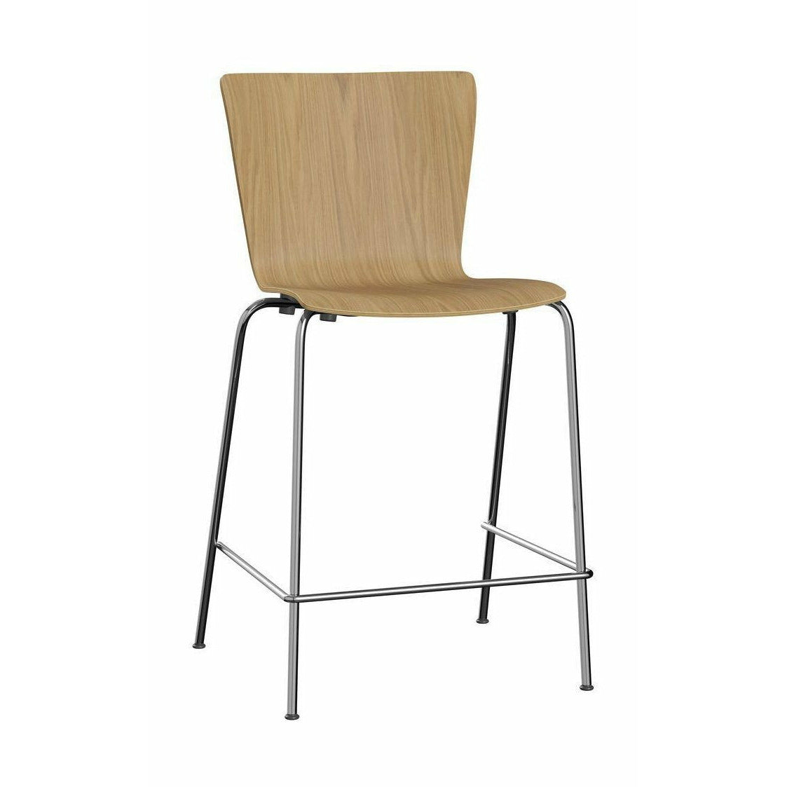 Fritz Hansen Vico Duo VM116 Stoel Oak, Chrome/Oak Brown