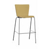 Fritz Hansen Vico Duo Vm118 Barhocker Frontpolsterung Eiche, Chrom/Gelb Christianshavn 1110