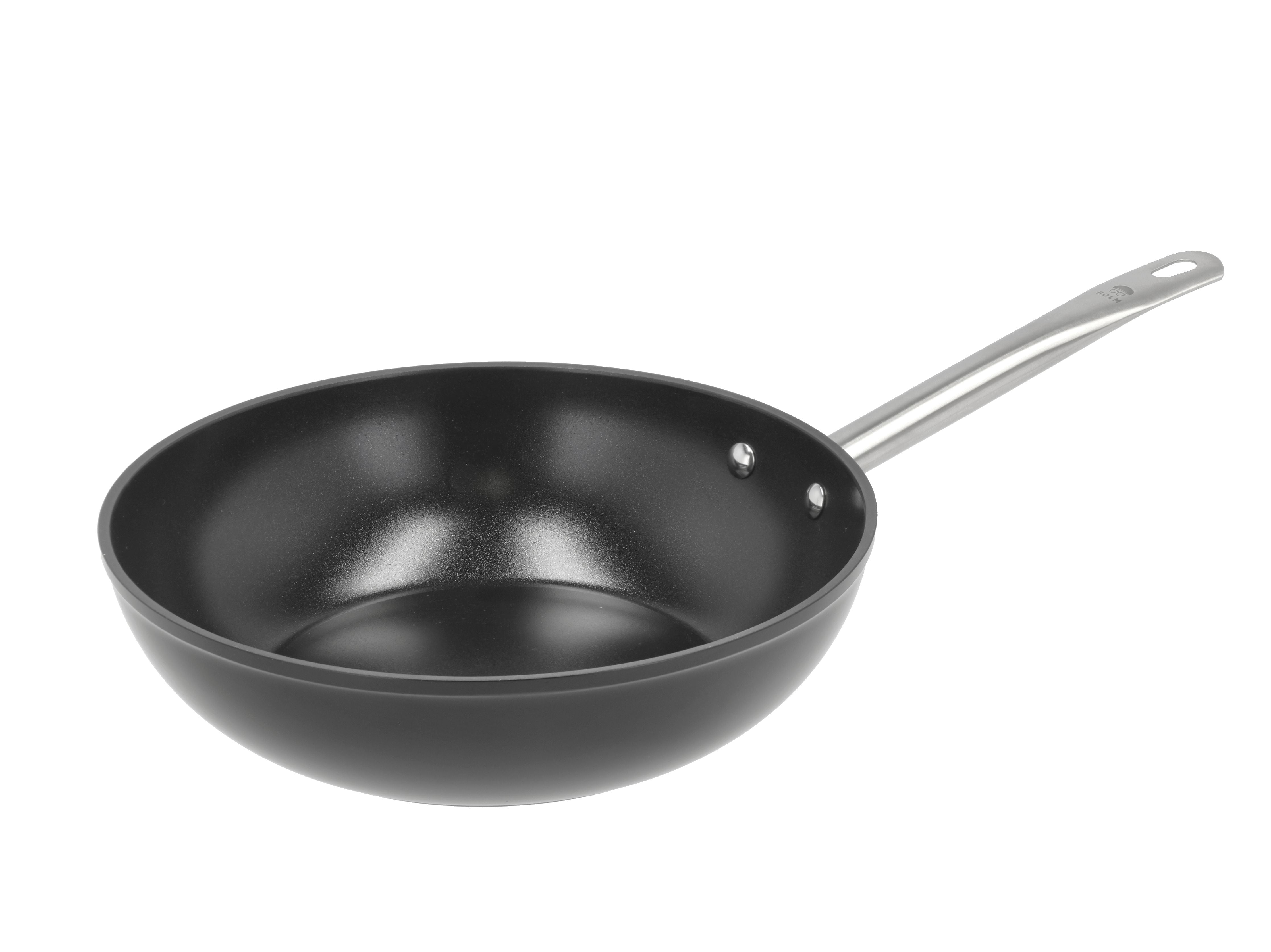 Holm Wok ø 28 Cm Aluminium Zwart