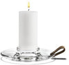 Holmegaard Design With Light Candle Holder, Clear, 17 Cm