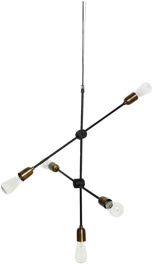 [product_category]-House Doctor Lamp, HDMolecular, Black/Brass-House Doctor-5707644329058-203660811-HOU-1