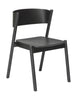 Hübsch Oblique Dining Chair, Black