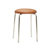 Hübsch Stack Stool, Brown/Nickel