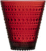 Iittala Kastehelmi Glass Cranberry 2pcs, 30cl