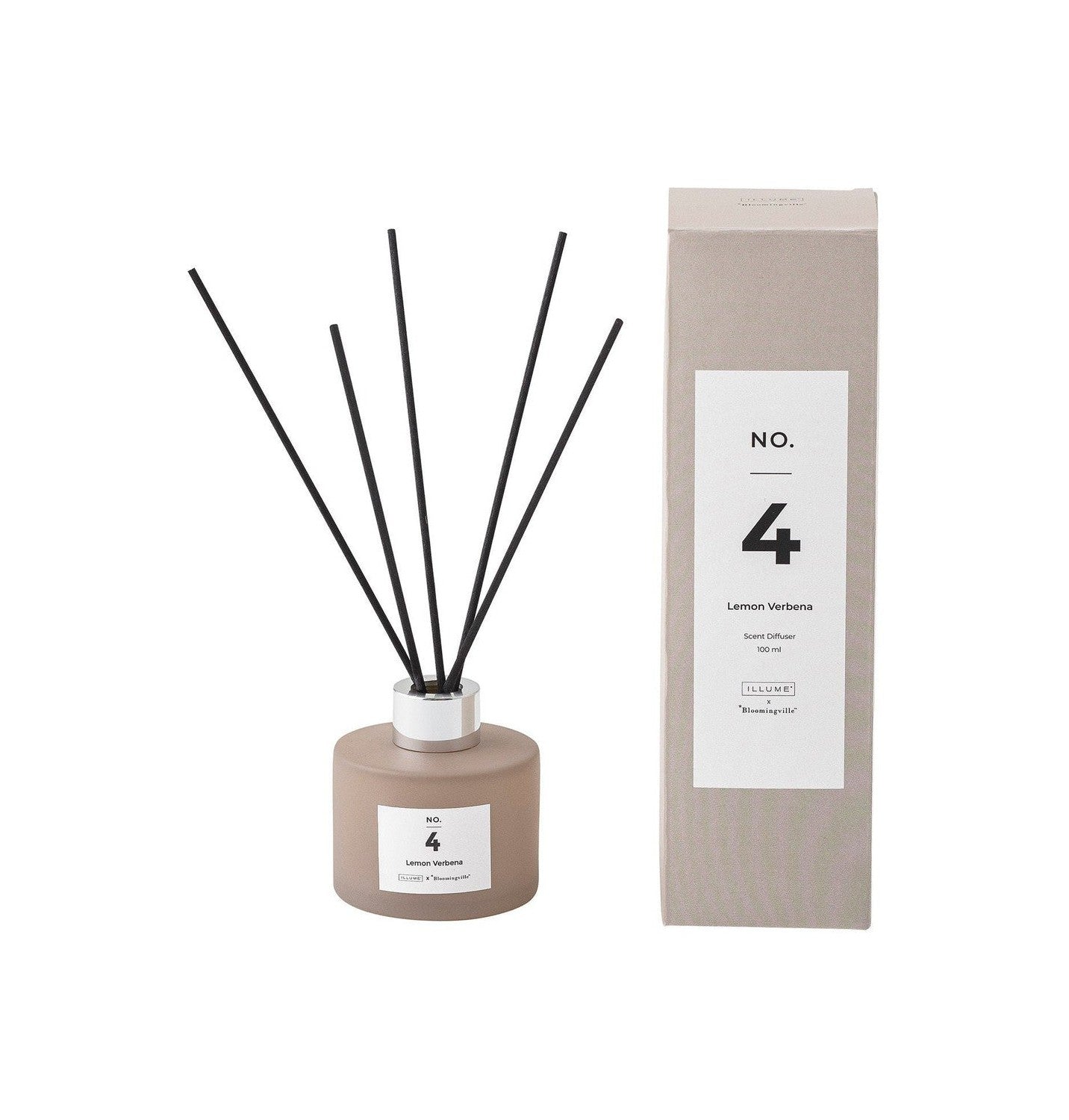 Illume X Bloomingville NO.4-Lemon Verbena Scent Diffuser, Nature, Liquid