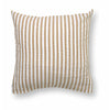 Juna Bæk & Bølge Lines Cushion Cover 63x60 Cm, Sand/White