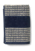 Juna Check Towel 50 X100 Cm, Dark Blue/Sand