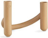 Kähler Nellemann Candle Holder, Nut Brown