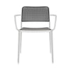 Kartell Audrey Armchair, White/Black