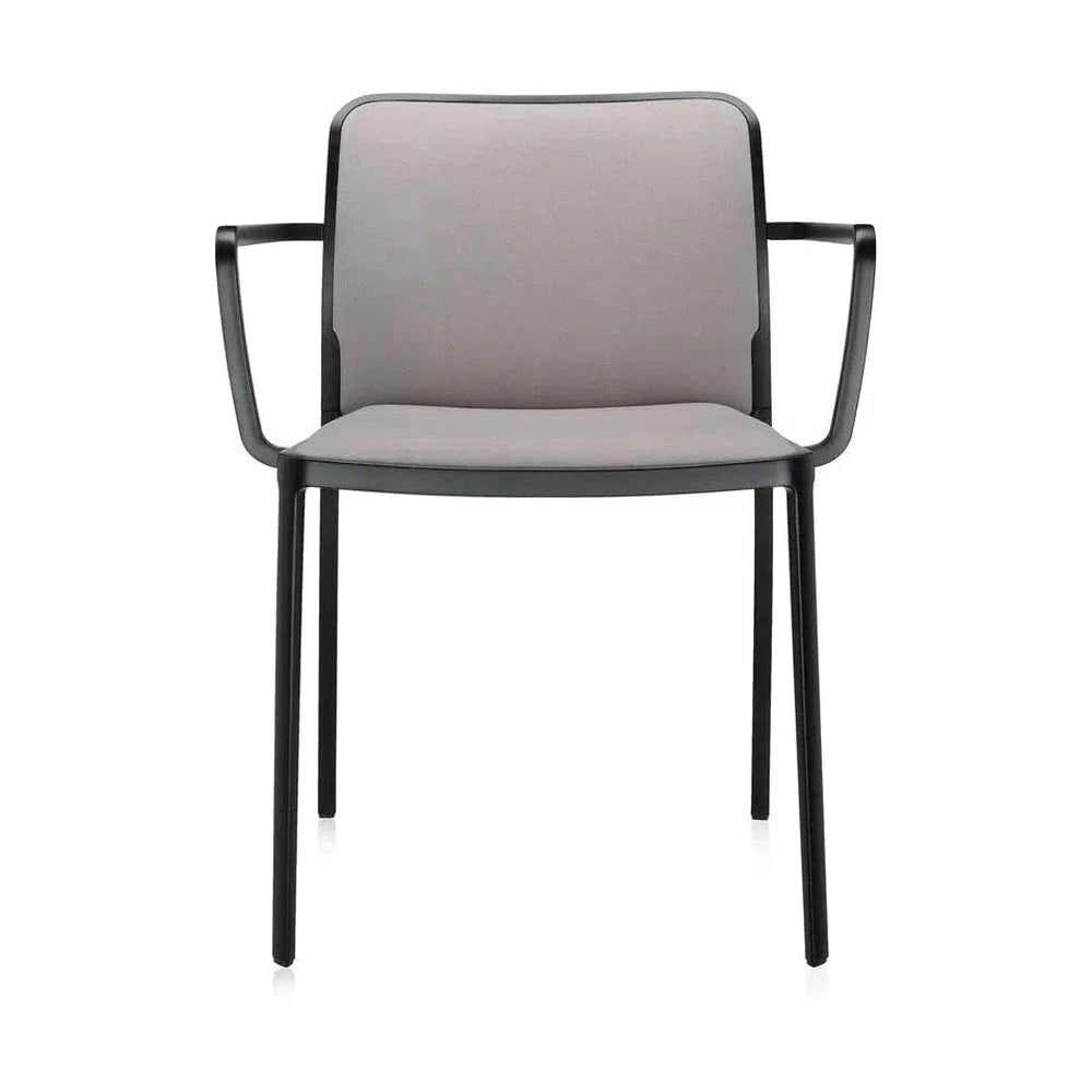 [product_category]-Kartell Audrey Soft Armchair, Black/Beige-Kartell-8058967161939-05976ND-KAR-1