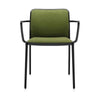 Kartell Audrey Soft Armchair, Black/Green