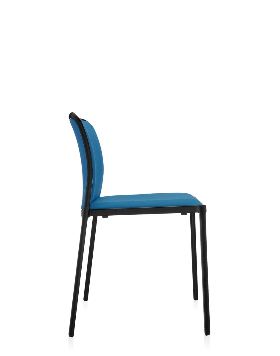 [product_category]-Kartell Audrey Soft Chair, Black/Teal Blue-Kartell-8058967161878-05975NR-KAR-3