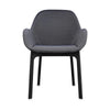 Kartell Clap Armchair, Black/Graphite