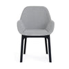 Kartell Clap Armchair, Black/Houndstooth Grey