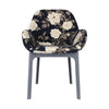 Kartell Clap Flowers Armchair, Grey/Peony