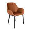 Kartell Clap Pvc Armchair, Black/Tobacco