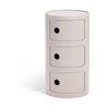 Kartell Componibili Bio Container 3 Elements, Cream