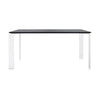 Kartell Four Desk 158x79 Cm, White/Black