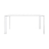 Kartell Four Soft Touch Desk 158x79 Cm, White/White