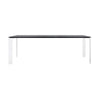 Kartell Four Soft Touch Desk 223x79 Cm, White/Black