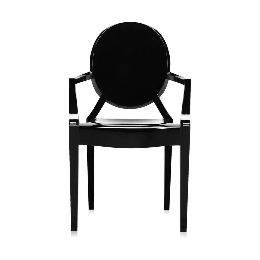 [product_category]-Kartell Louis Ghost Chair, Black-Kartell-8058967311969-G4852E6-KAR-1