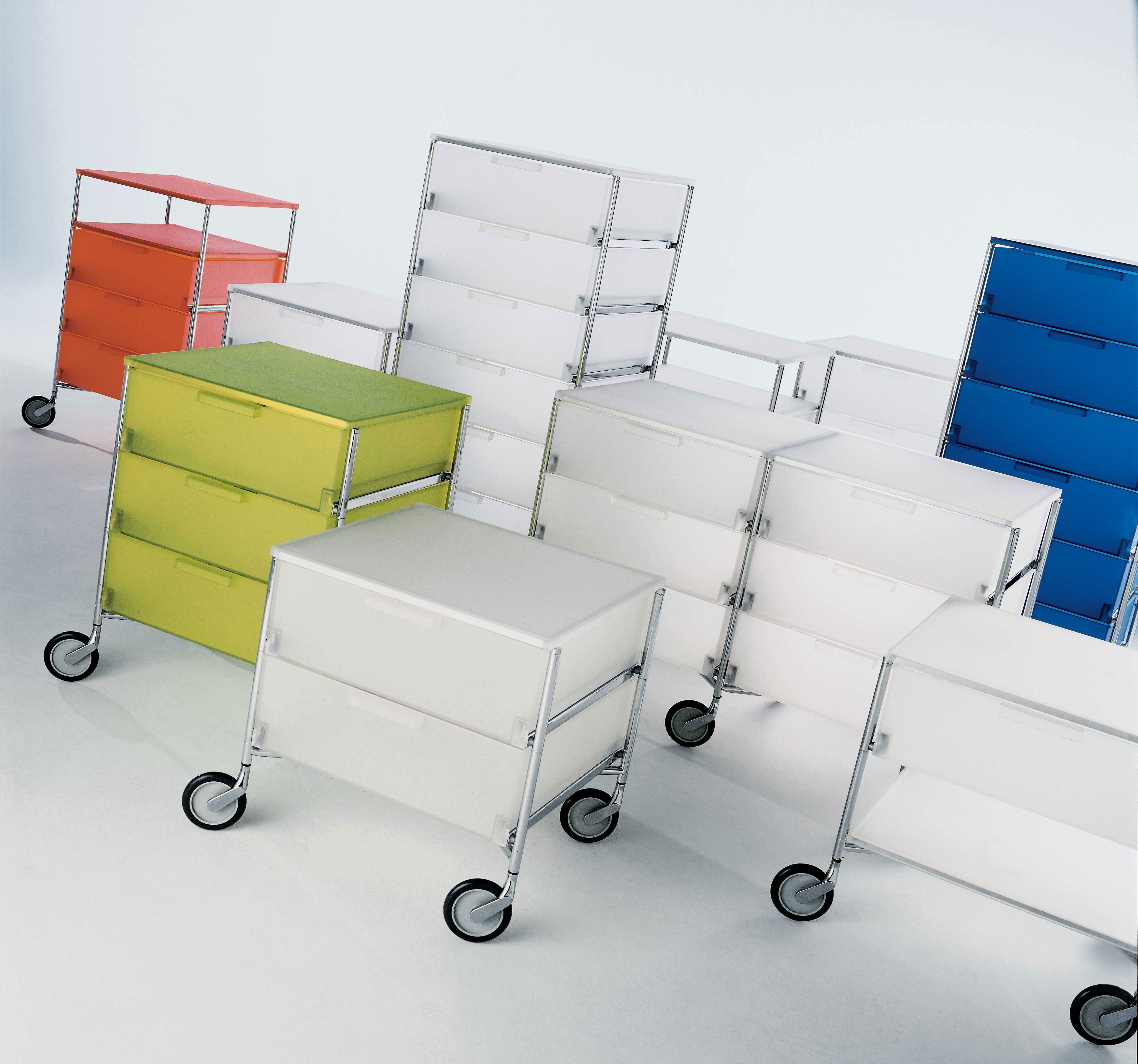 [product_category]-Kartell Mobil 6 Drawer With Feet, Ice-Kartell-8058967028515-02041L1-KAR-6