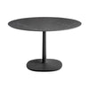 Kartell Multiplo Table Round With Square Base Marble ⌀118 Cm, Black