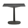 Kartell Multiplo Table Round With Square Base Marble 78x78 Cm, Black