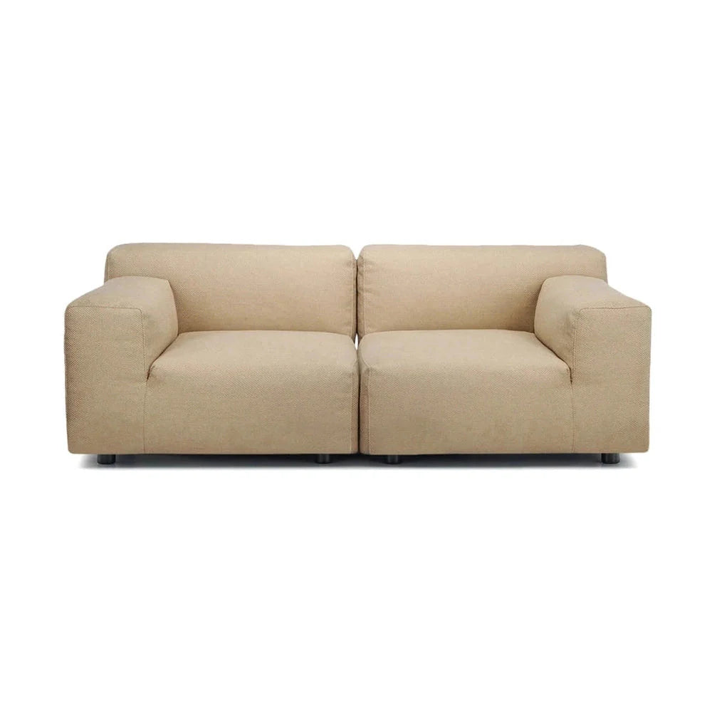 [product_category]-Kartell Plastics Duo 2 Seater Sofa Sx Cotton, Taupe-Kartell-8058967078657-0709672-KAR-1