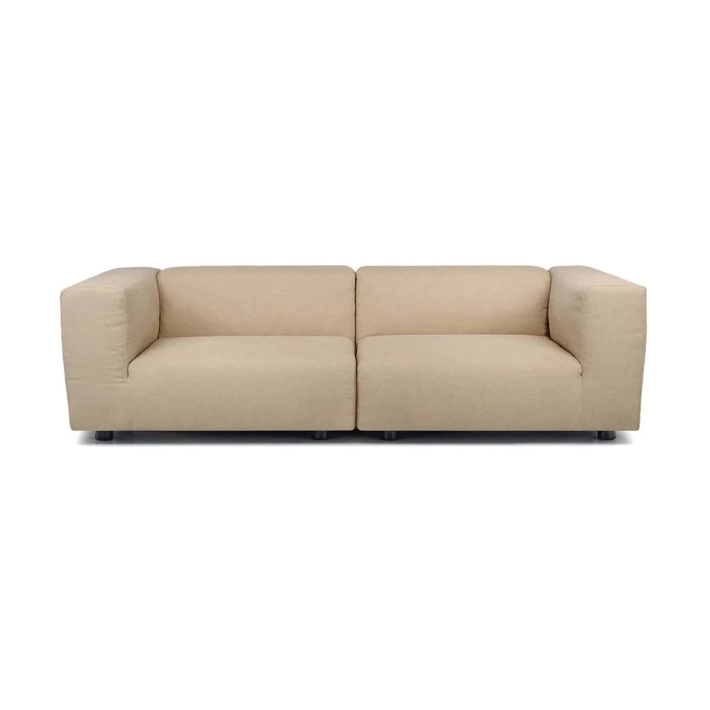 [product_category]-Kartell Plastics Duo 2 Seater Sofa Sx Xl Cotton, Taupe-Kartell-8058967078879-0709972-KAR-1