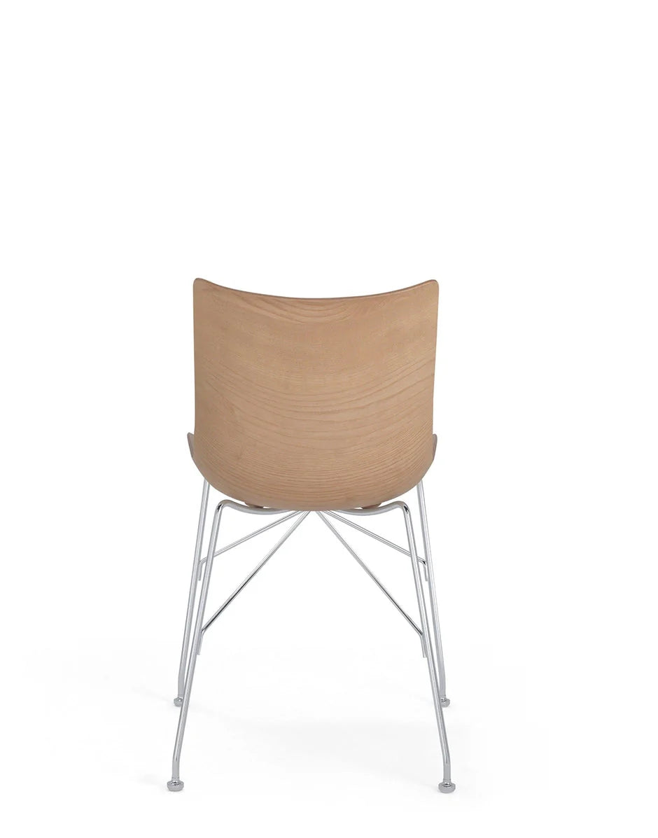 [product_category]-Kartell P/Wood Chair Slatted Ash, Light Wood/Chrome-Kartell-8058967294859-04912CC-KAR-4