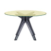 Kartell Sir Gio Table Round, Fume/Yellow