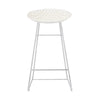 Kartell Smatrik Stool, White/Chrome