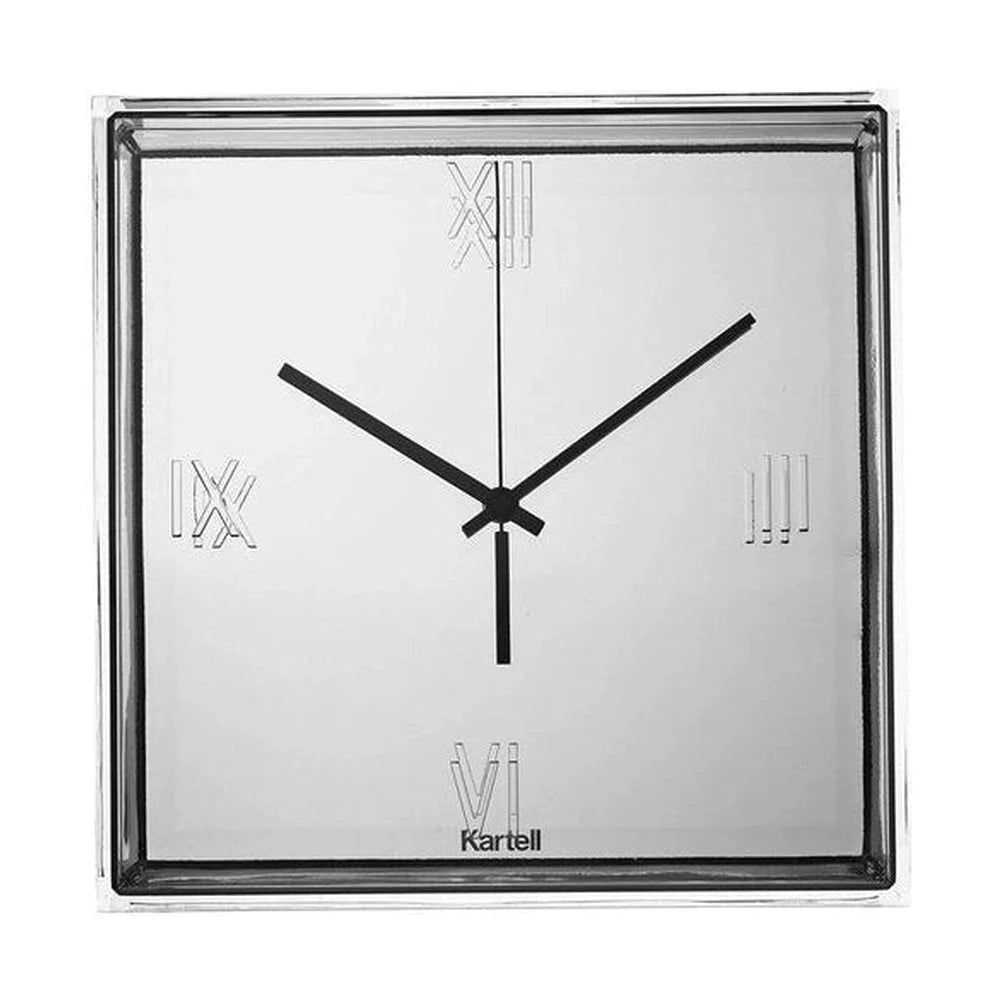 [product_category]-Kartell Tic&Tac Clock, Chromed-Kartell-8058967025729-01910XX-KAR-1