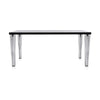 Kartell Top Top Table Glass 190x90 Cm, Black