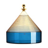 Kartell Trullo Centerpiece, Yellow/Blue