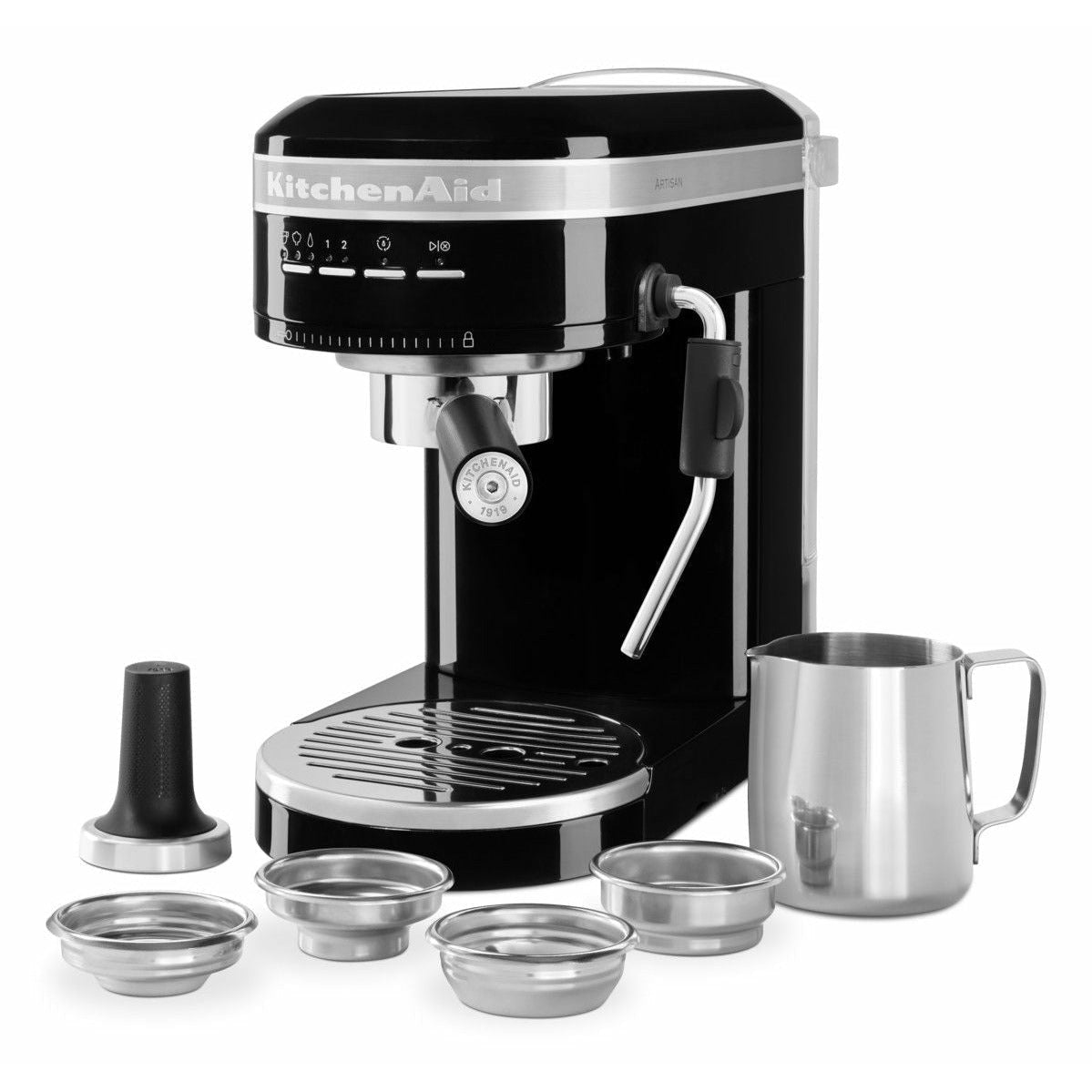 [product_category]-Kitchen Aid 5 Kes6503 Artisan Semi Automatic Espresso Machine, Cast Iron Black-KitchenAid-8003437607554-5KES6503EBK-KIT-18