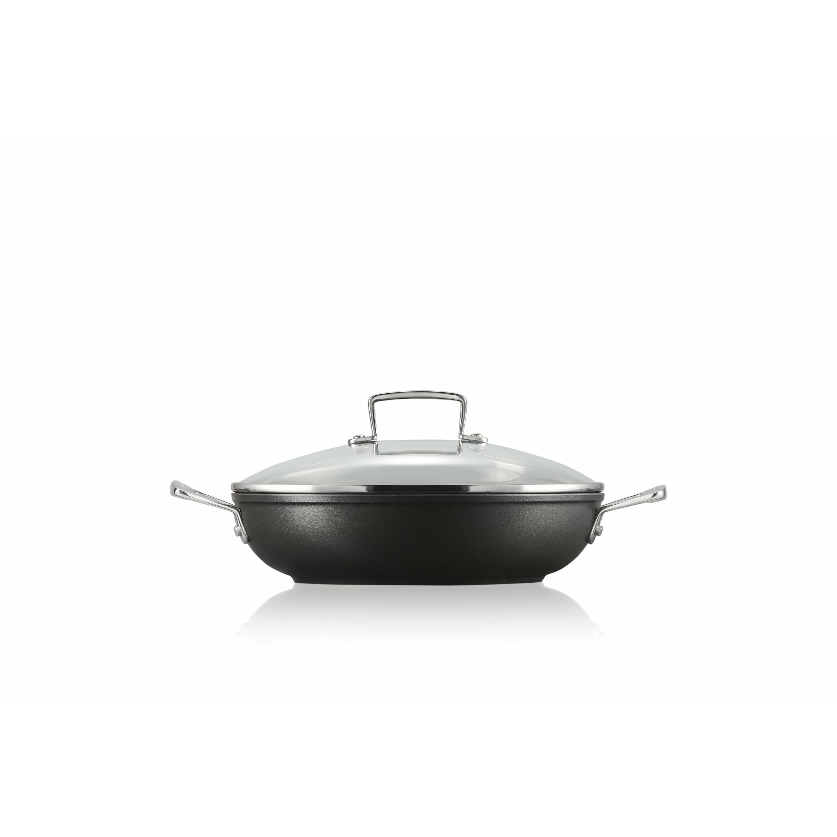 [product_category]-Le Creuset Alu Professional Pan With Glass Lid, 26 Cm-Le Creuset-630870272834-51107260010502-LEC-2