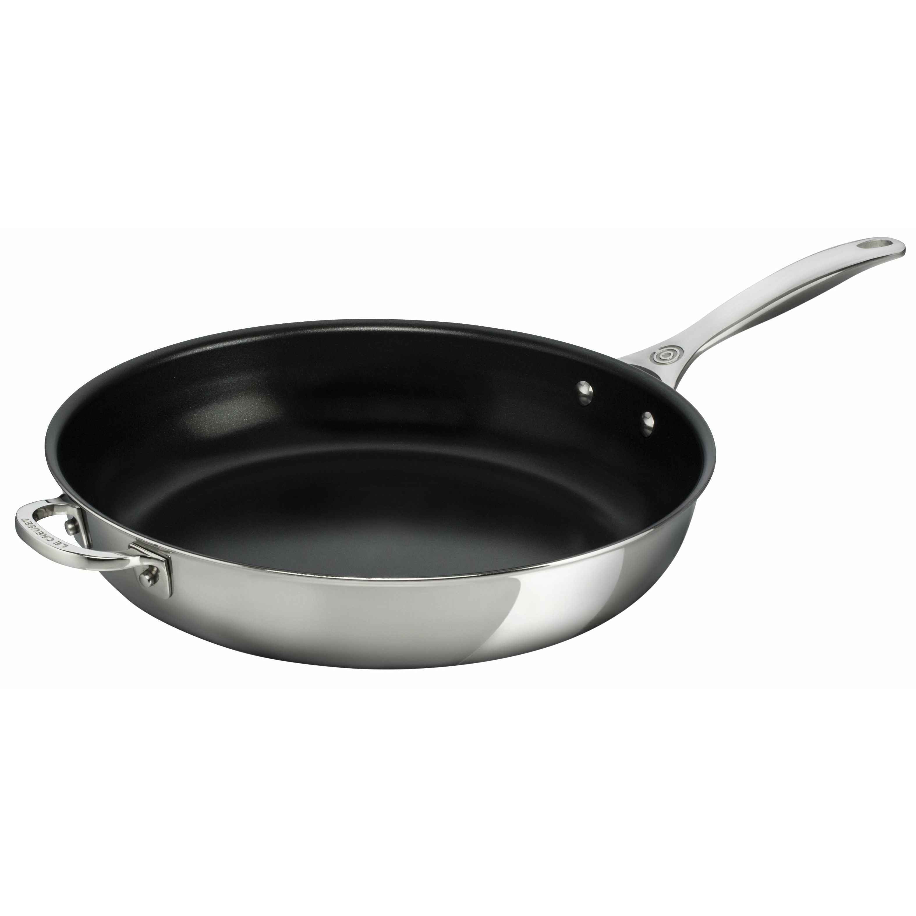 [product_category]-Le Creuset Signature Stainless Steel Non Stick Deep Frying Pan 32 Cm With Helper Handle-Le Creuset-630870155120-96600232000000-LEC-1