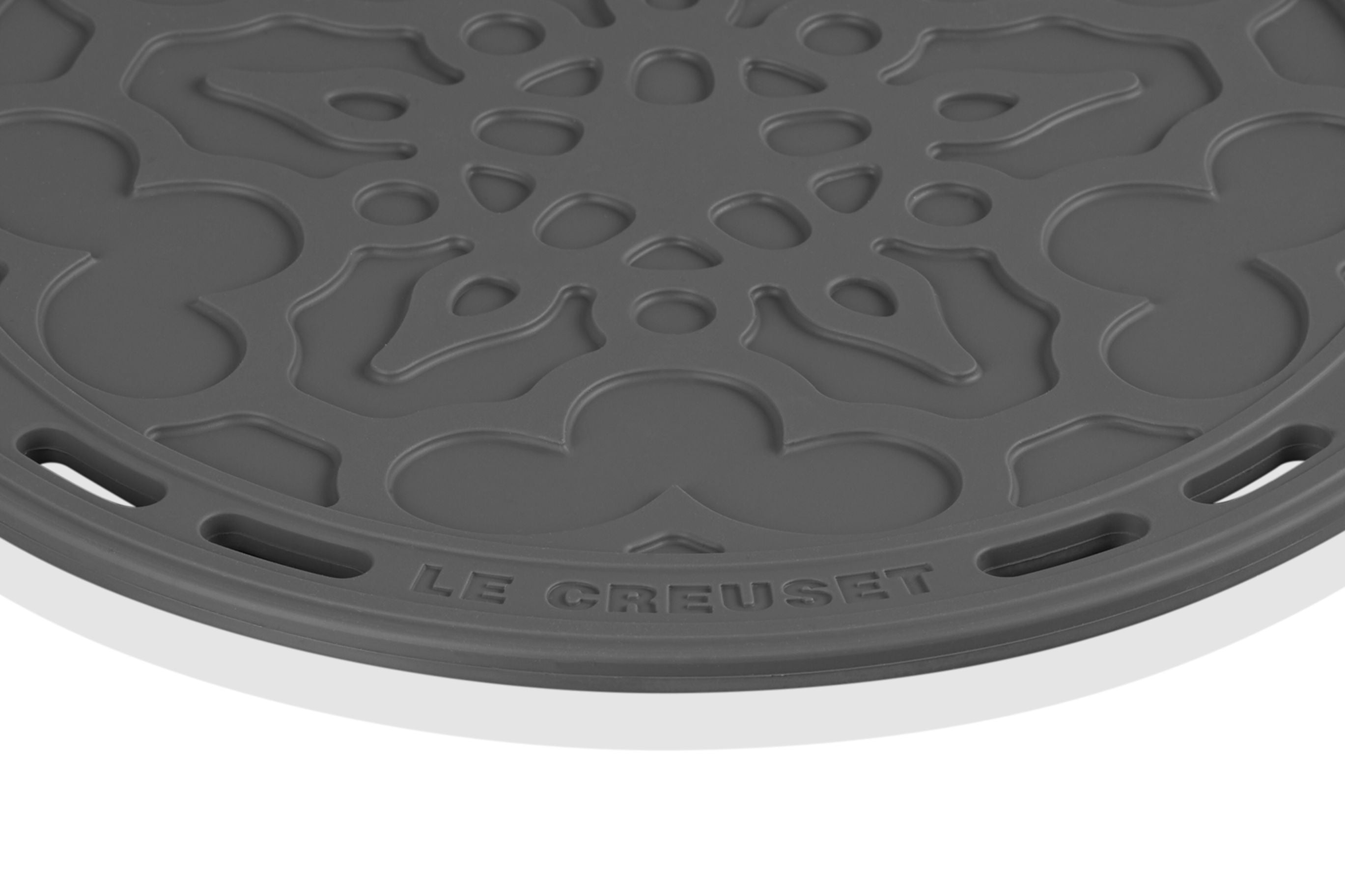 [product_category]-Le Creuset Silicone Coaster Tradition, Flint-Le Creuset-0630870202510-93007300444000-LEC-2