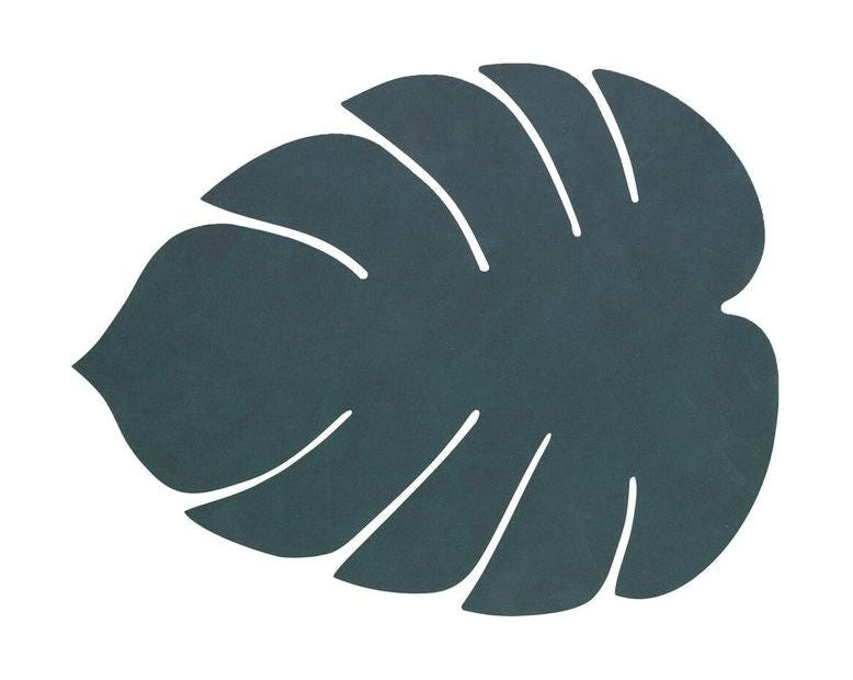 [product_category]-Lind Dna Leaf Placemat Nupo Leather S, Dark Green-Lind DNA-5711905518211-989959-LIN-2