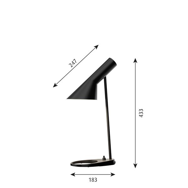 [product_category]-Louis Poulsen Aj Table Lamp Mini V3, Black-Louis Poulsen-5714693695027-5744167204-LOU-2