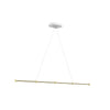  Dependant Suspension System 5 Linear Brass Metallized/White